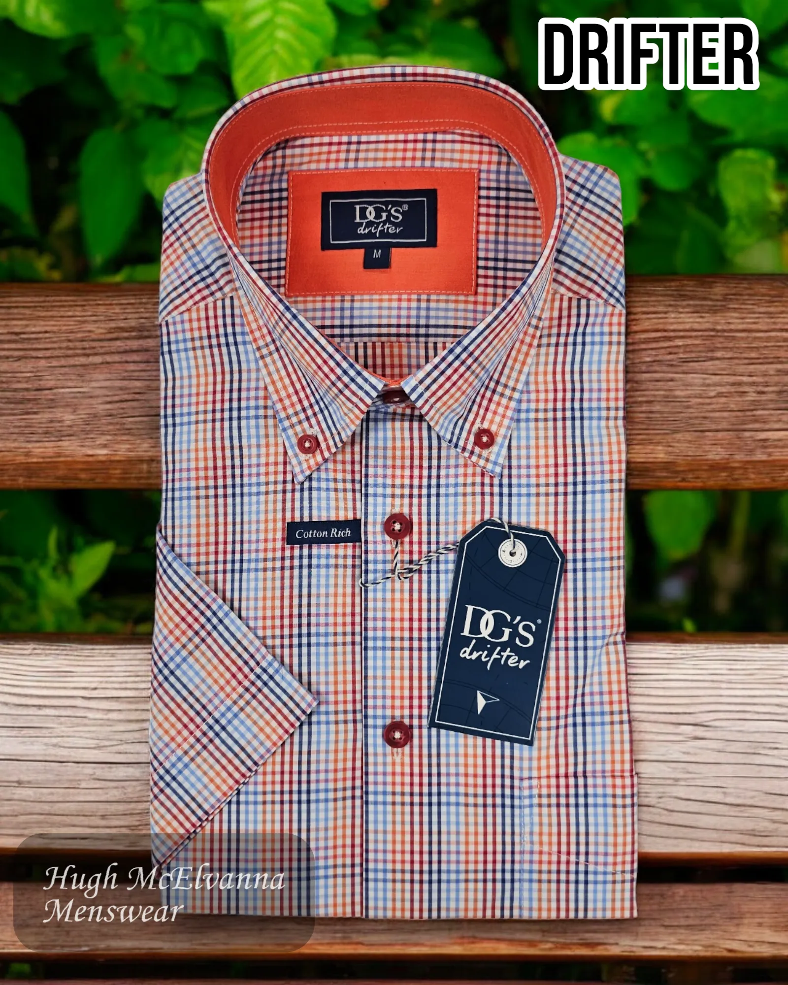 Drifter Orange SS Shirt 14607SS/54