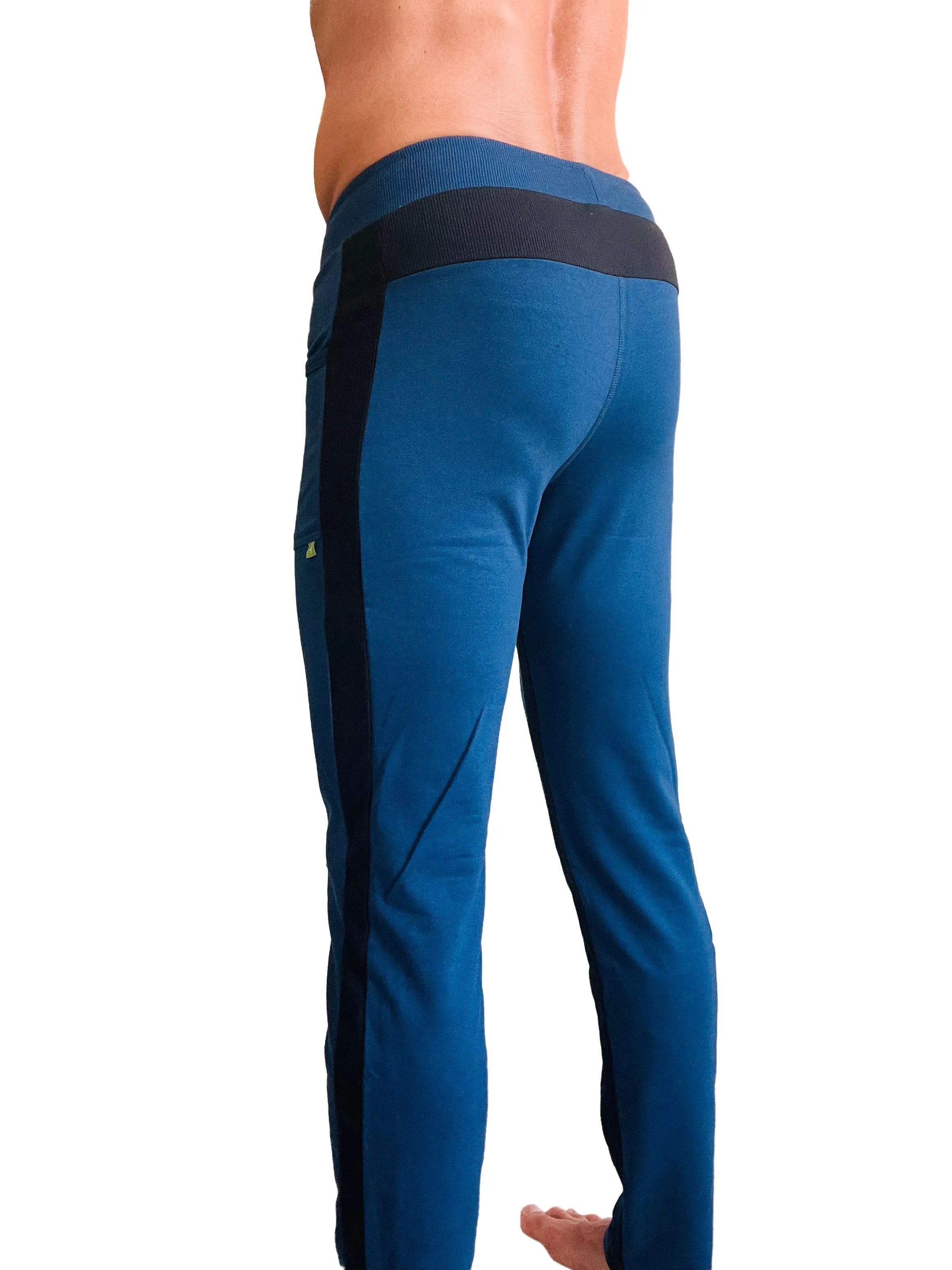 Eco-Track & Yoga Sweat Pant (Royal Blue w/Black)