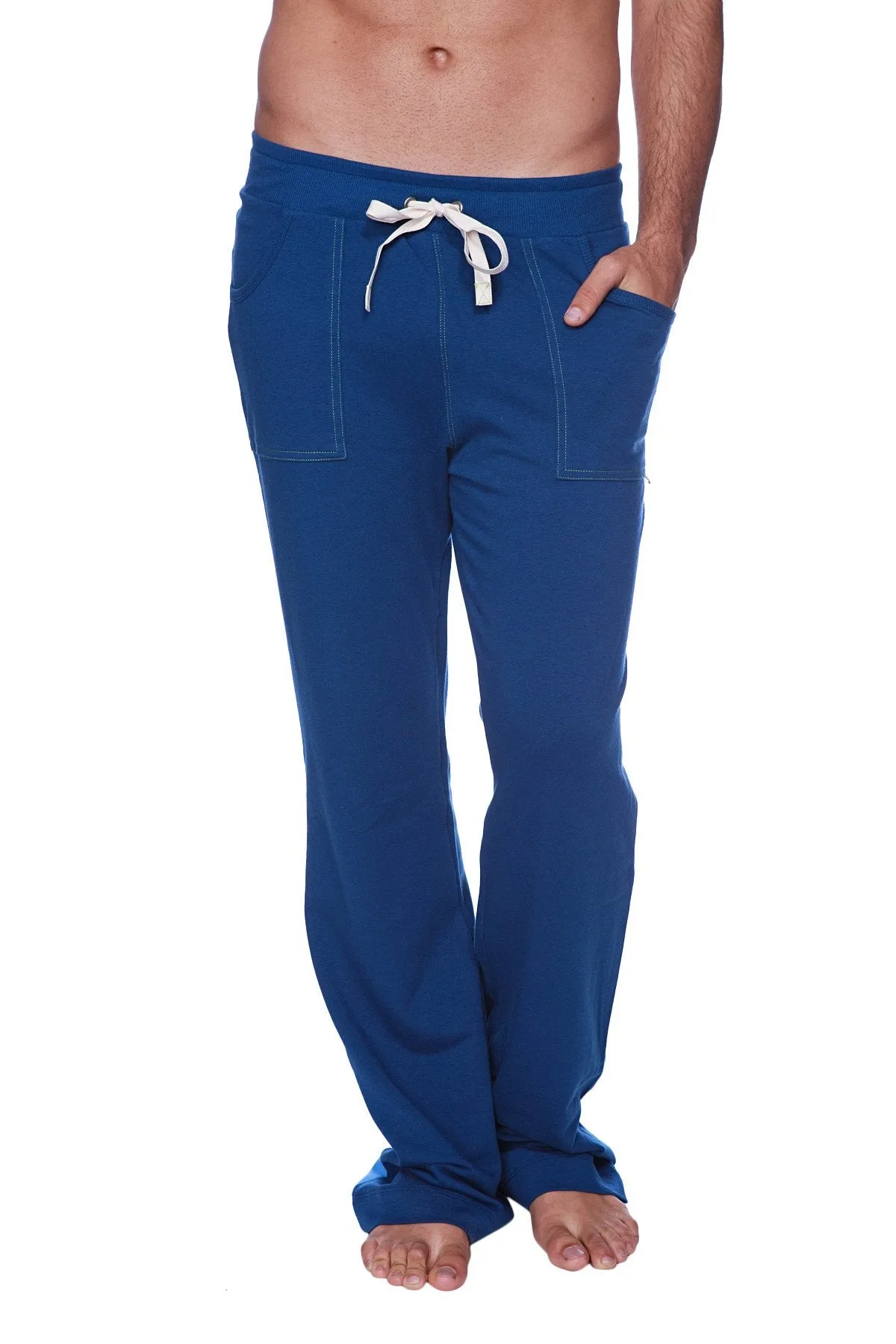 Eco-Track & Yoga Sweat Pant (Royal Blue w/Ice Blue)