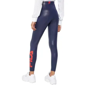 Fila Skyler High Waist Women's Leggings Peacoat-Red