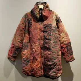 Fireman Theme Stonewash Patchwork Winter Jacket 1of1