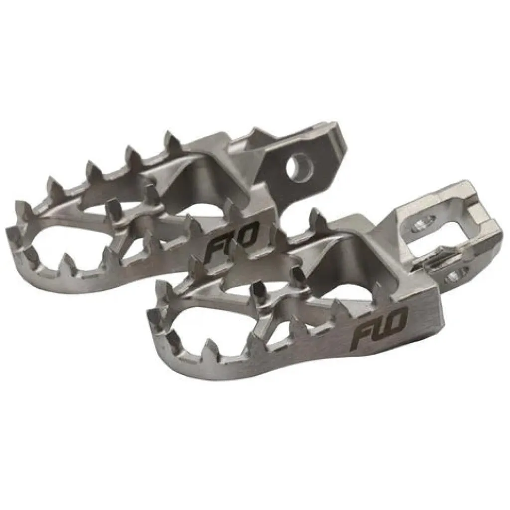 FLO Motorsports Stainless Steel Foot Pegs KTM/Husqvarna/GasGas/Stark