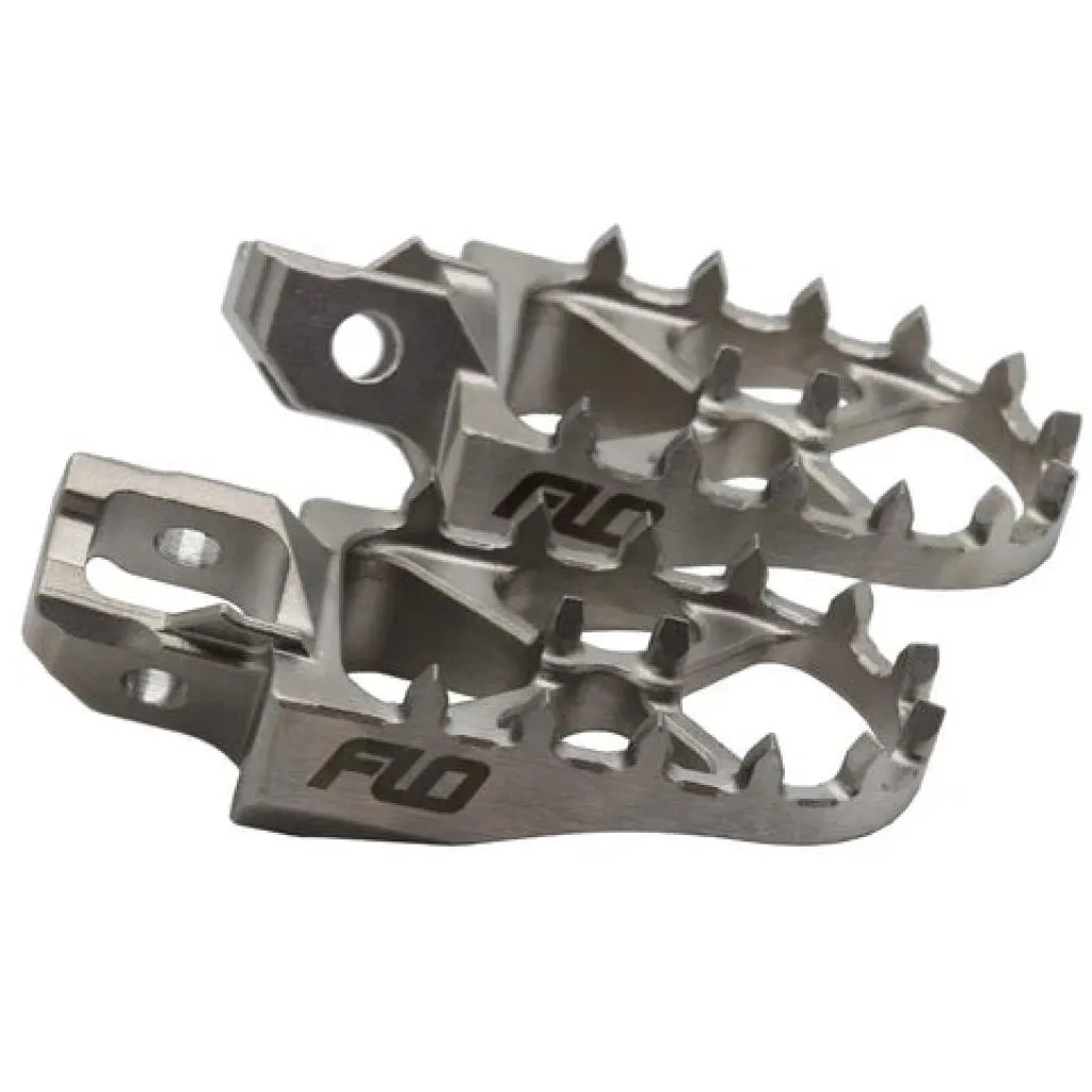 FLO Motorsports Stainless Steel Foot Pegs KTM/Husqvarna/GasGas/Stark