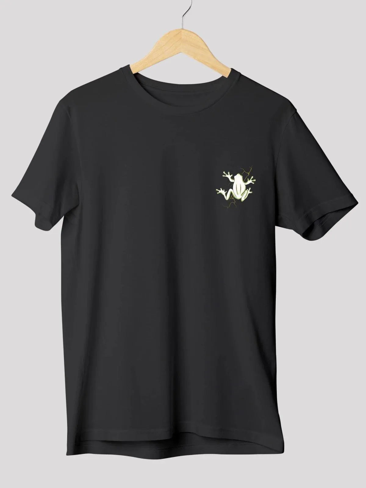 Frog Black Unisex T-Shirt