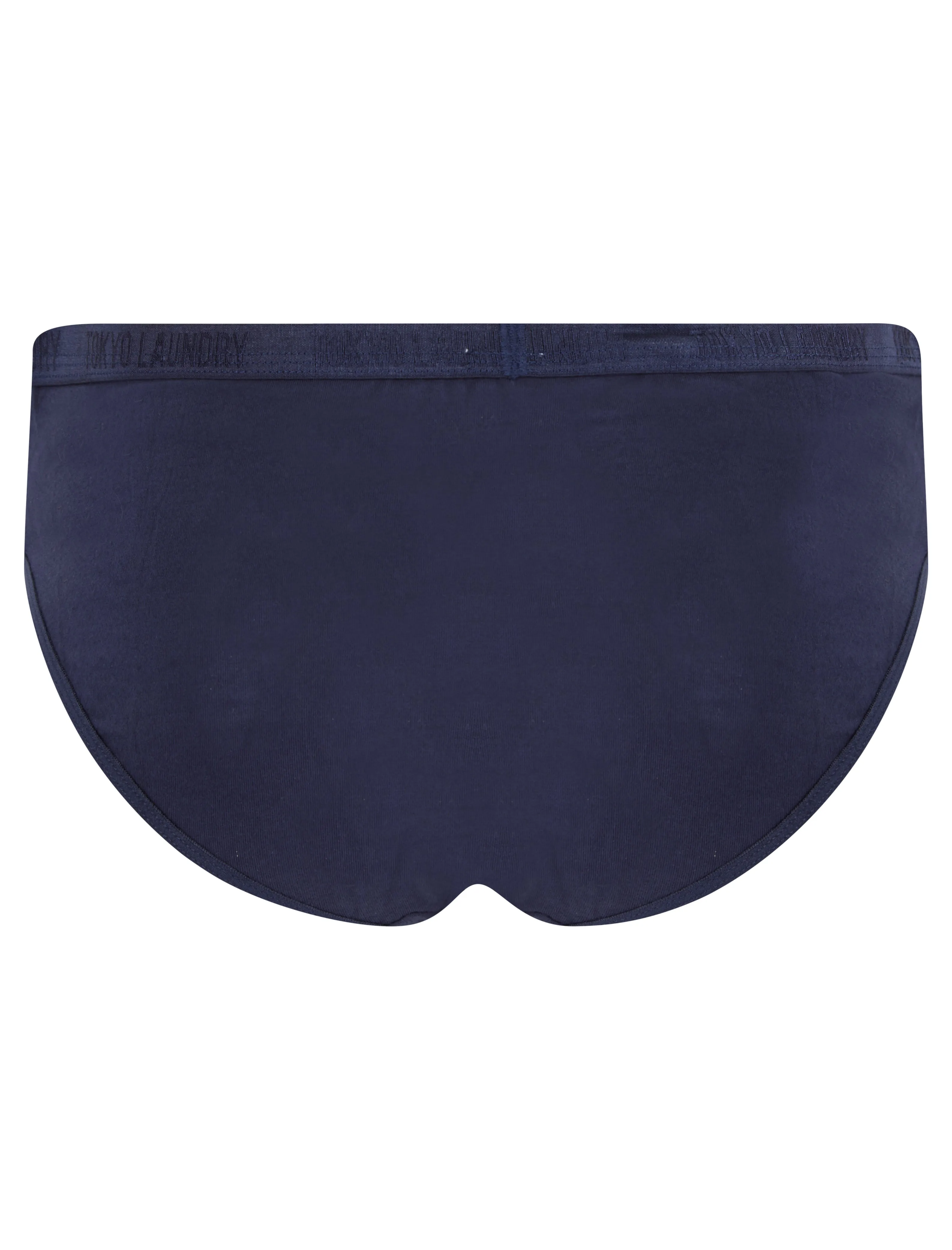 Hallie (5 Pack) Cotton Assorted Briefs in Peacoat / Marron / Pale Mauve / Niagara Mist / Mountain Spring - Tokyo Laundry