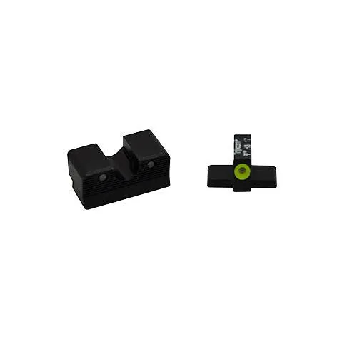 HD XR Night Sight Set - Yellow Front Outline; Comparable to #6 Front-#8 Rear for Sig Sauer� Pistols