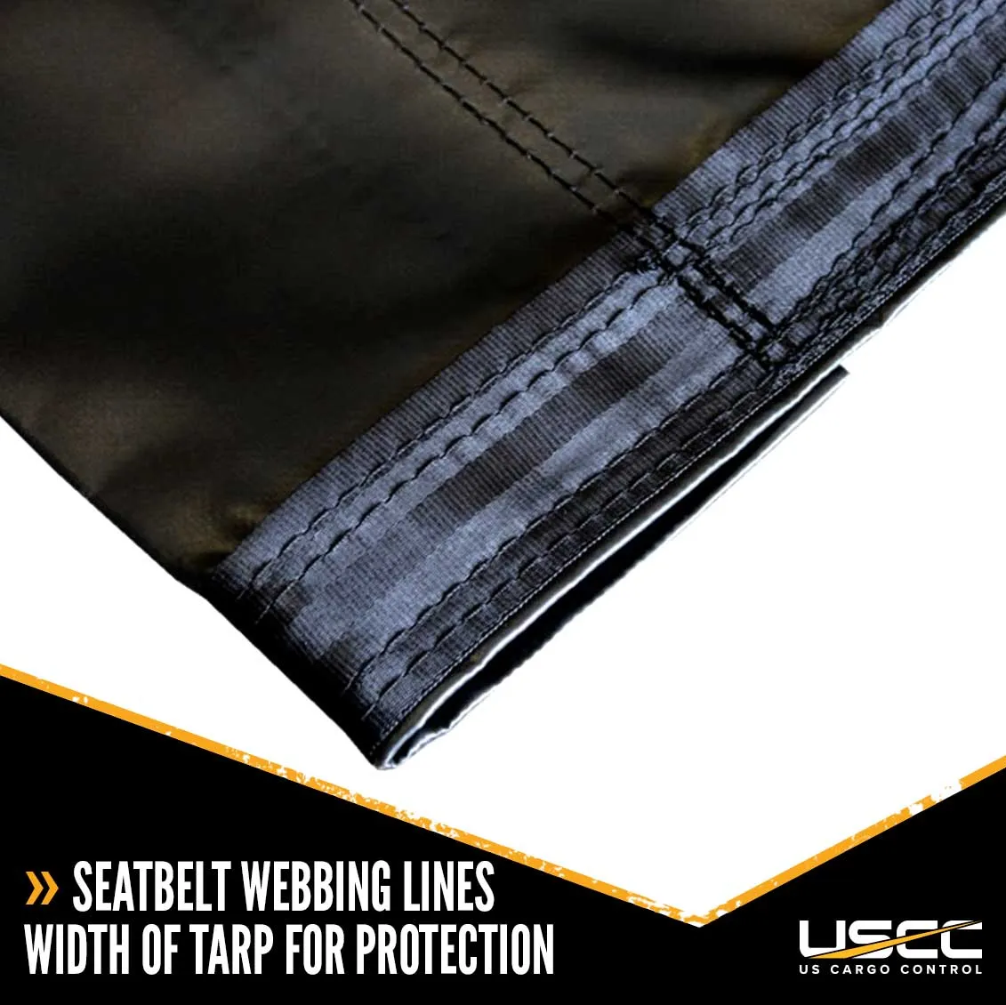 Heavy Duty Roll Tarp - 10'6" x 41' - 18 oz. Black Tarp