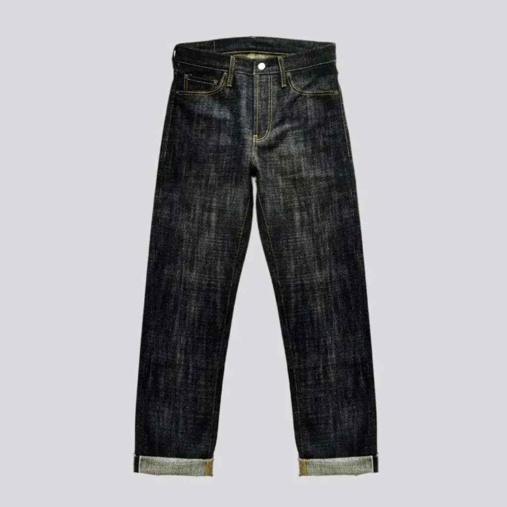 Heavyweight 16.5oz men's self-edge jeans