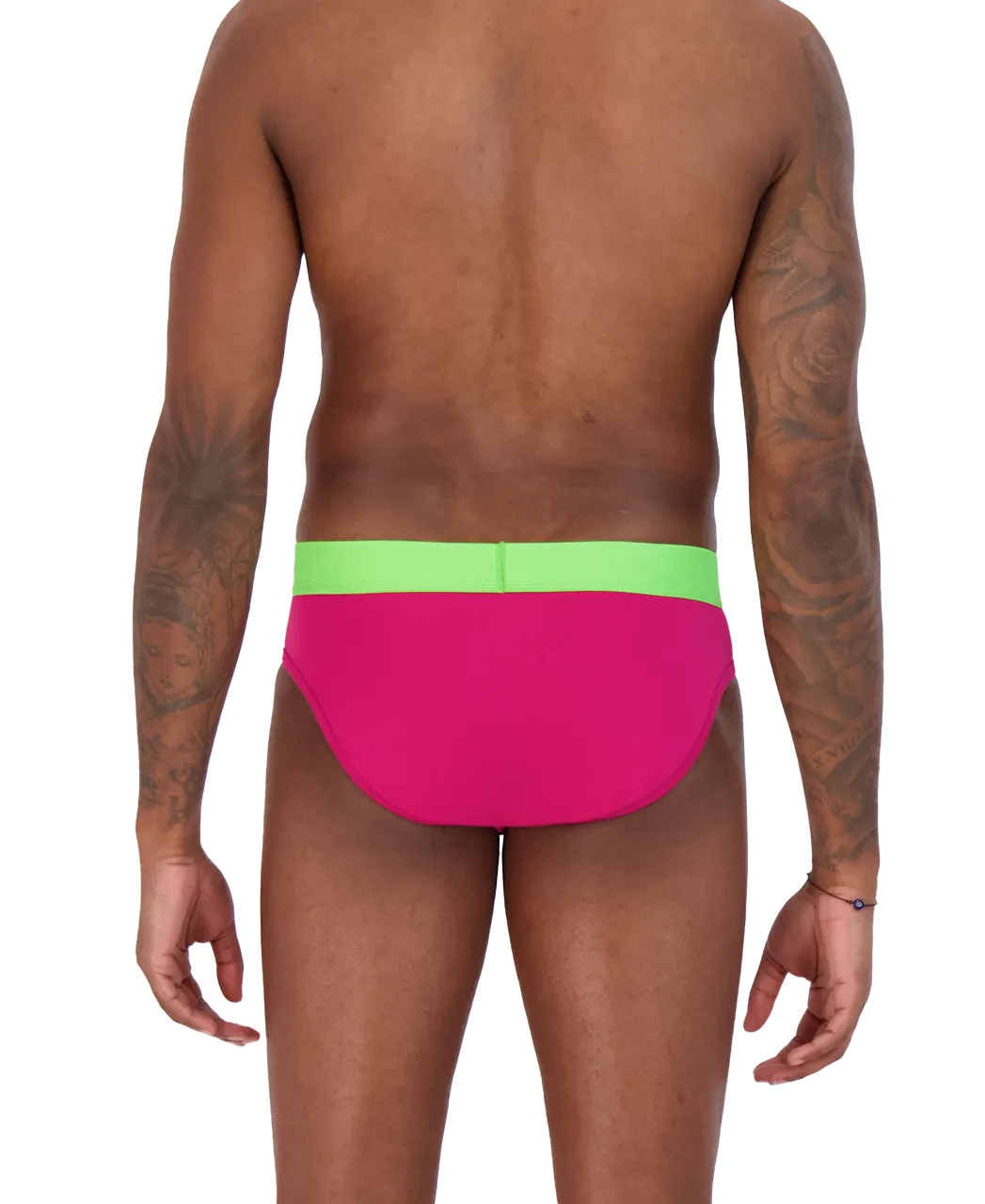 Hip Brief in Watermelon by Wood Underwear