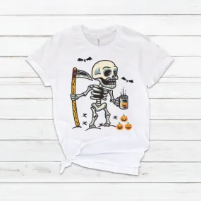 Hot Coffee Skeleton T-Shirt