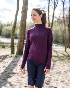 Iona Merino-Lite Zip Neck Top