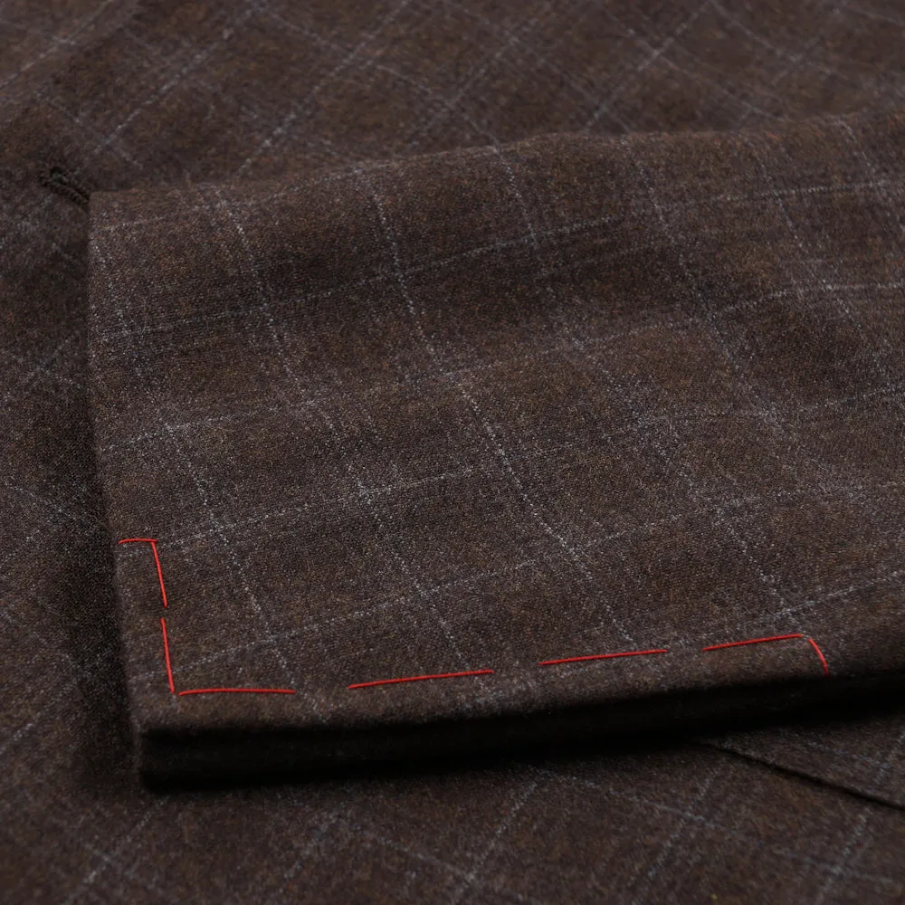 Isaia Check Patterned Wool Sport Coat