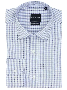 Jacque Business Purple Checked Shirt