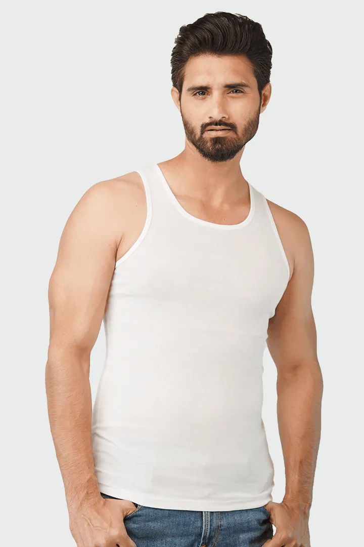 Jersey Vest - White