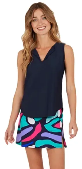 Jude Connally Womens  Ali Top in Navy SS23