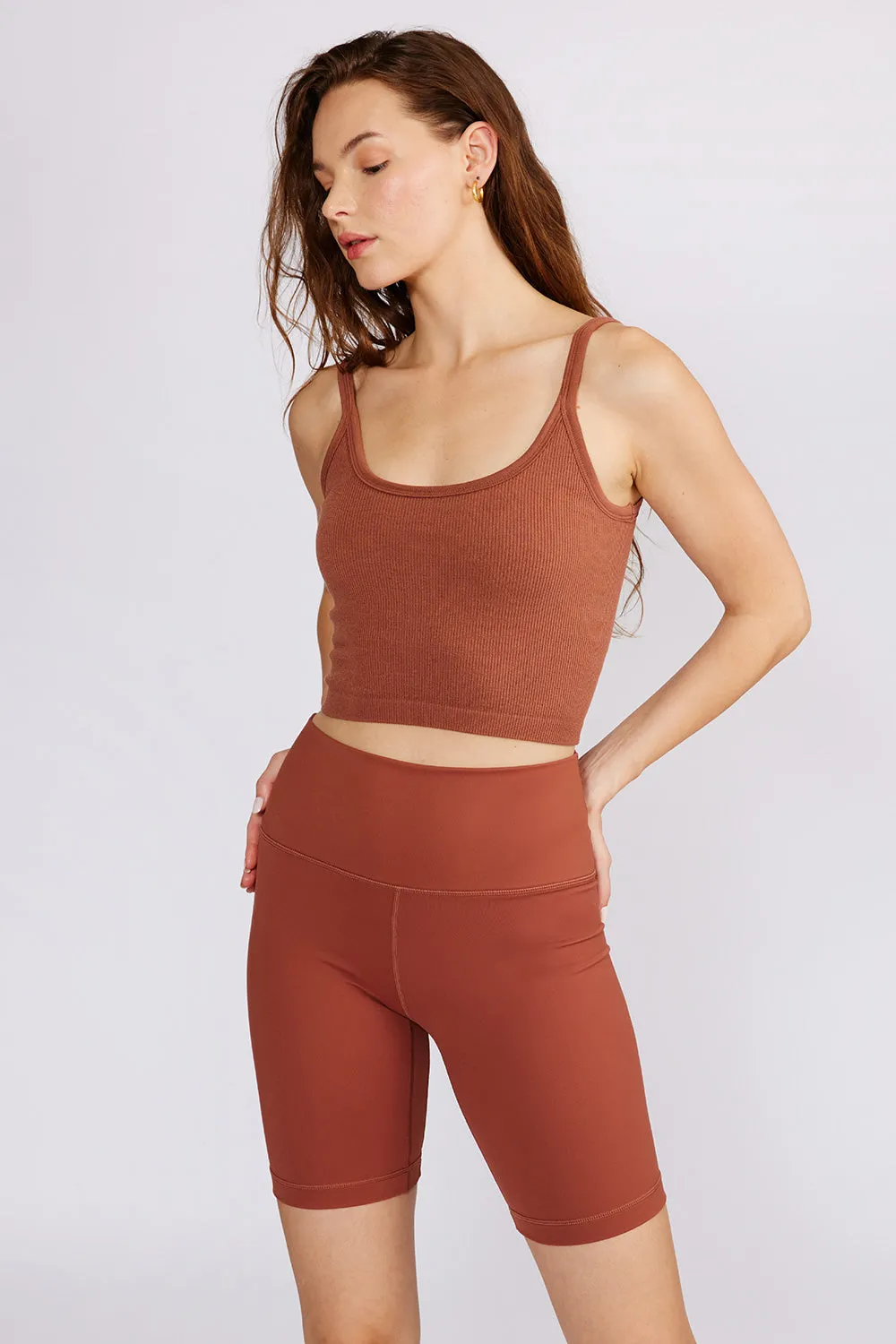 Kendall cami bra tank rust