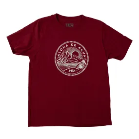 KID'S KAENA TEE IN CARDINAL