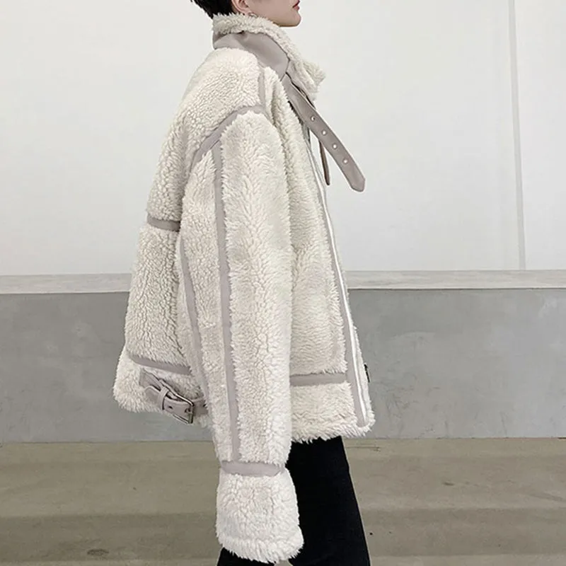 Lamb Wool Cotton Coat