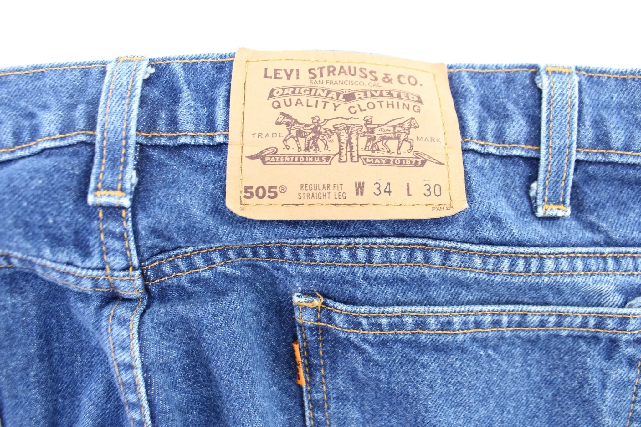 Levi's 505 Dark Wash Denim Jeans