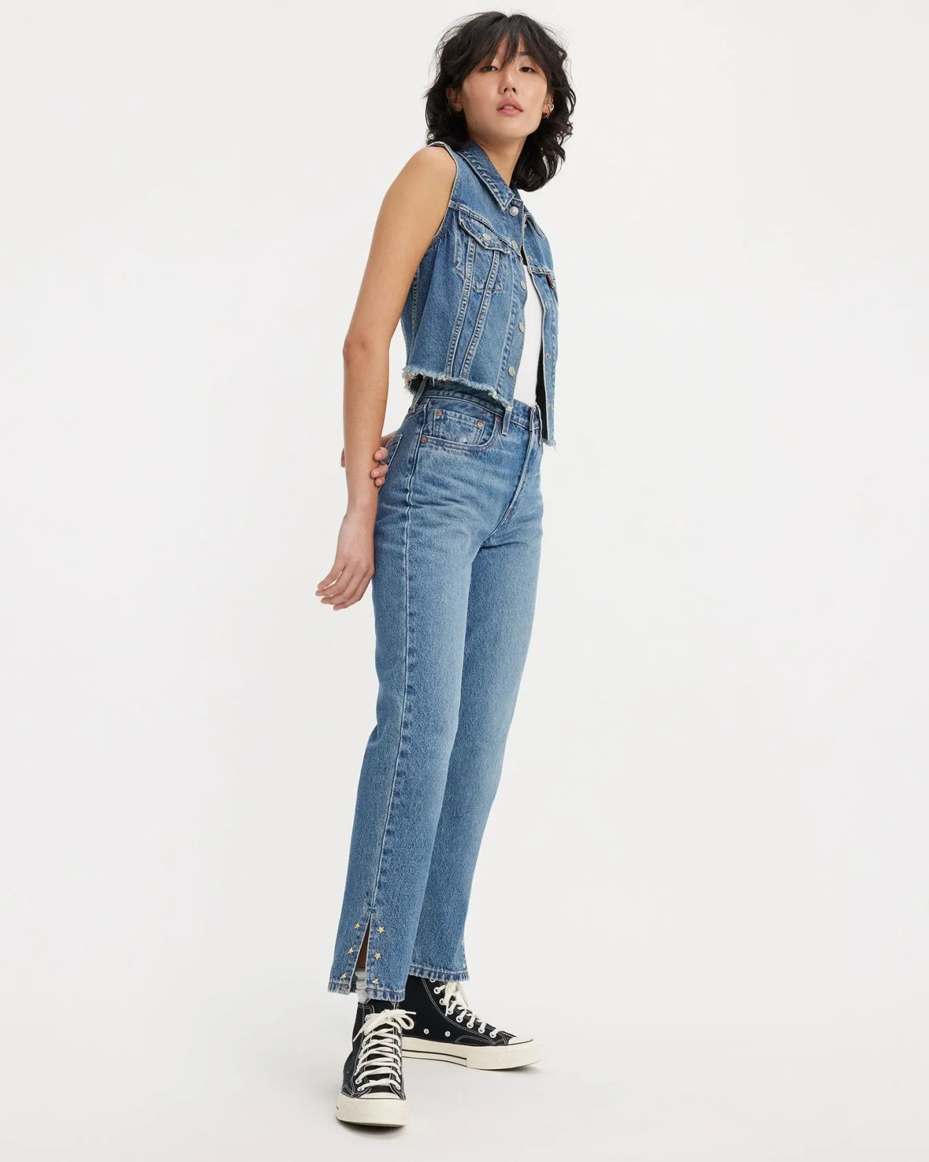 Levi's® Womens 501 Crop Jeans - Treat Yourself