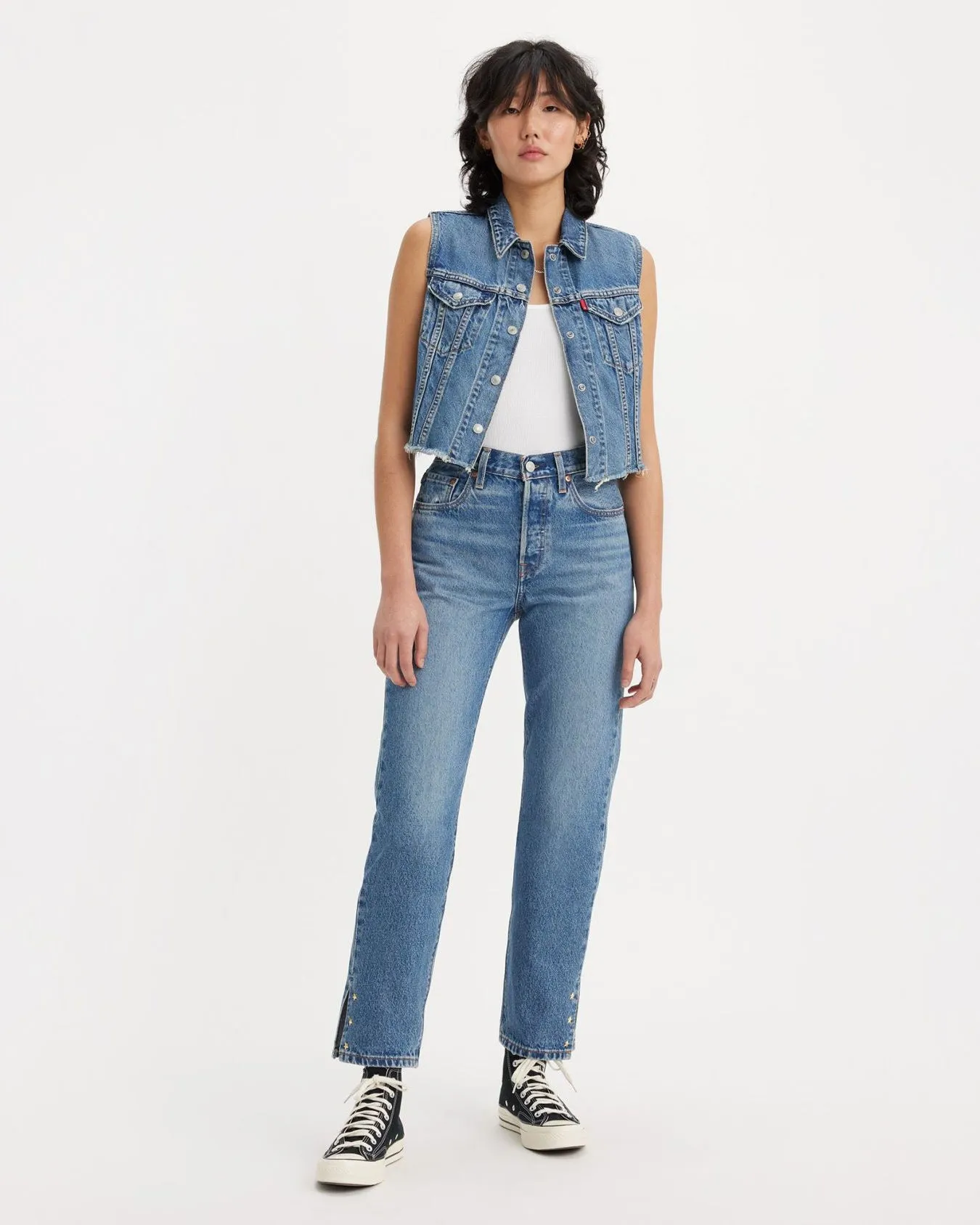 Levi's® Womens 501 Crop Jeans - Treat Yourself