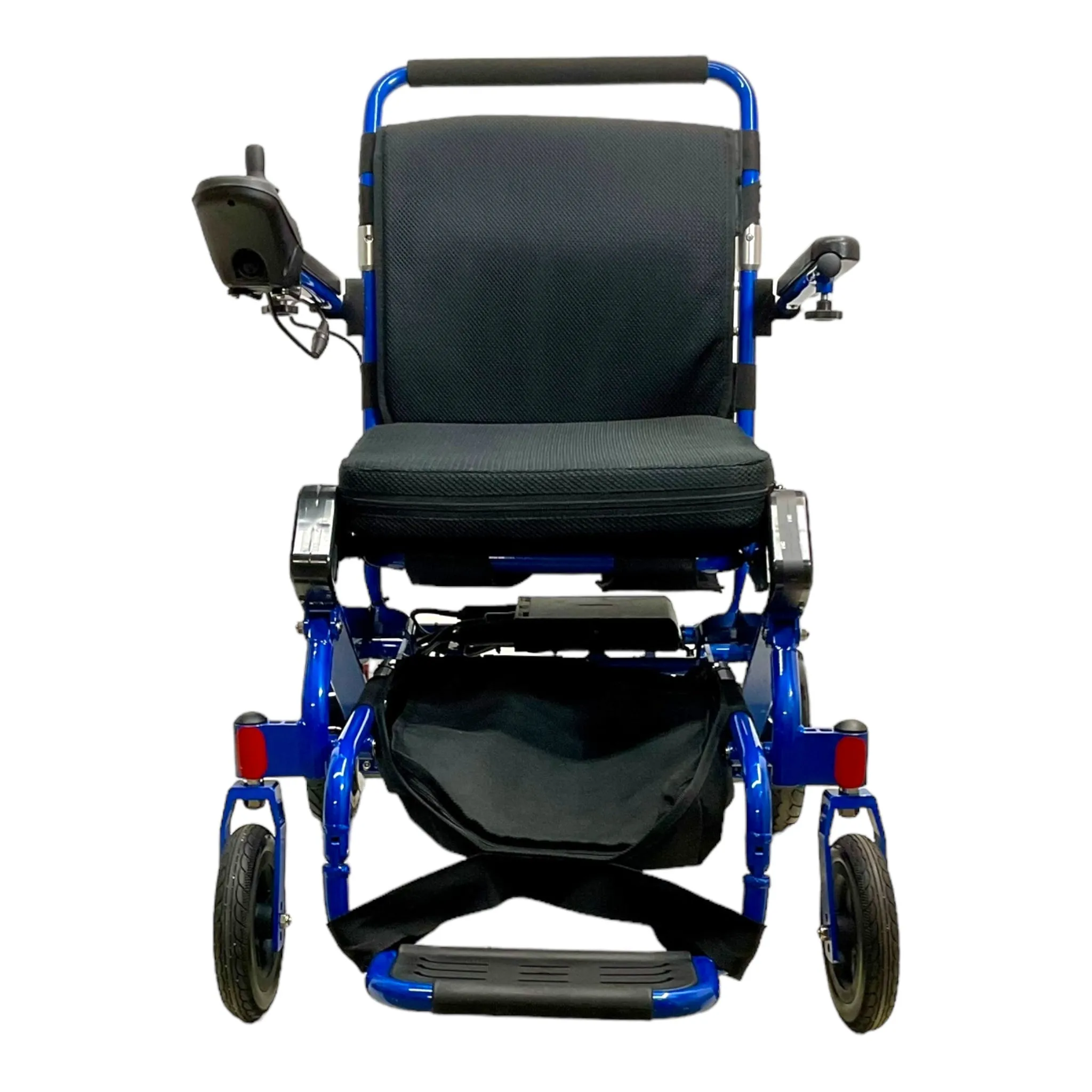 Like-New Air Hawk Folding Power Wheelchair | 16 x 16 inch Seat | Lightweight Folding Frame