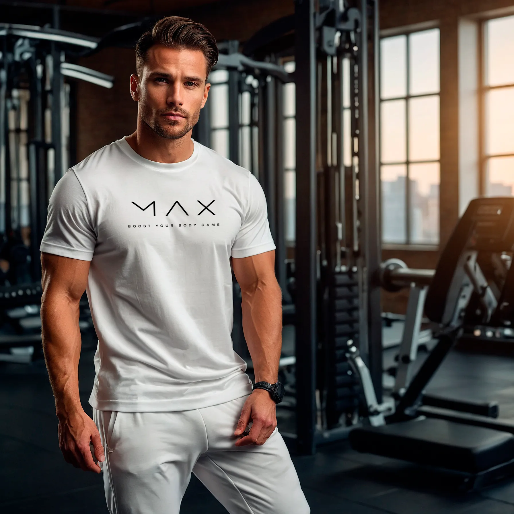 Max Boost Performance Unisex Crewneck T-shirt