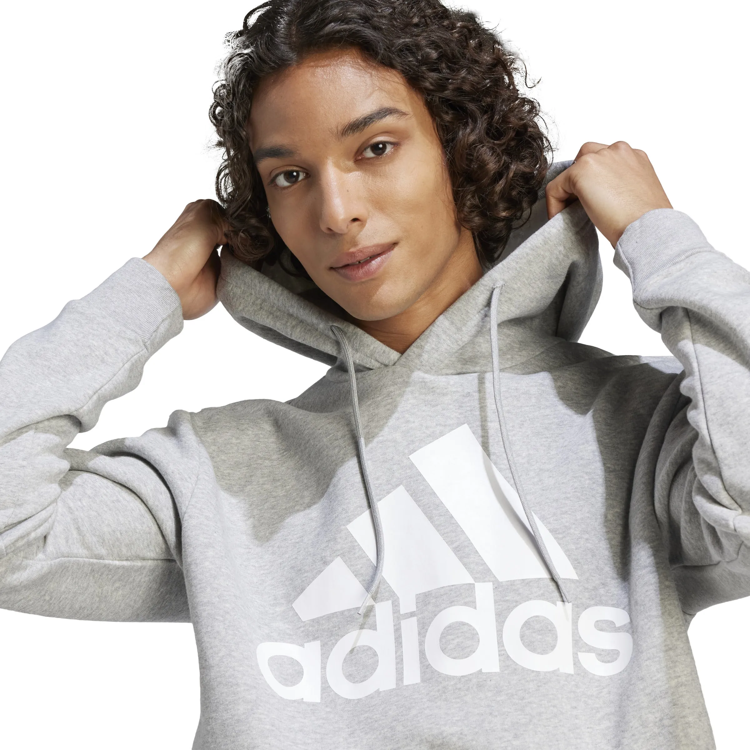 Men's Adidas Essentials Fleece Big Logo Hoodie