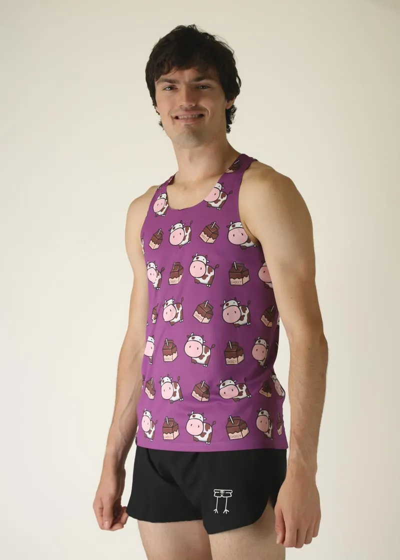 Men's Choccy Cows Performance Singlet