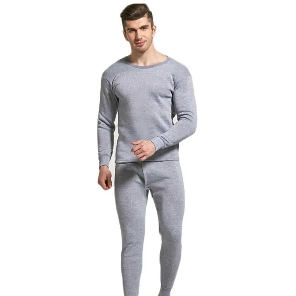 Men's Insulated Thermal Underwear Quick Dry Fleece Lined Base Layers for Winter Essentials