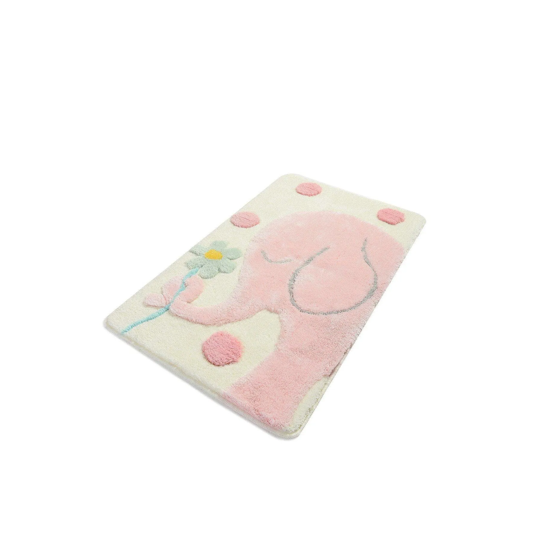 Mimi Elephant Pink 2  Bath Mat