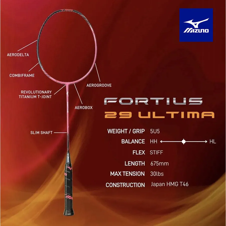 Mizuno Fortius 29 Ultima Badminton Racket