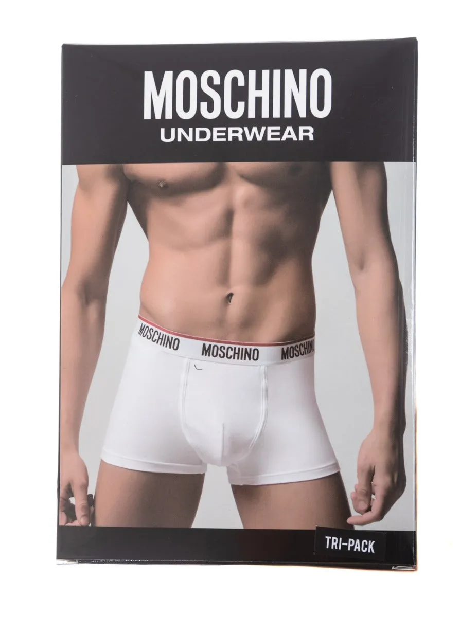 Moschino Underwear Tri Pack Boxers in Black