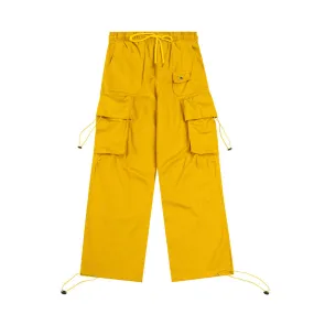 Multi-pocket Cargo Pants Men's Straight-leg Trousers