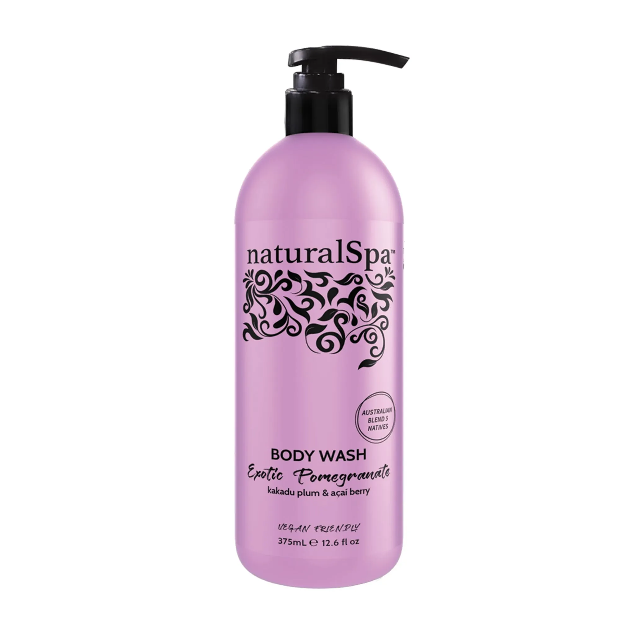 Natural Look Natural Spa Exotic Pomegranate Body Wash 375ml