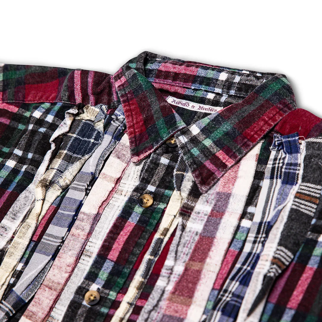 Needles Rebuilt Flannel Shirt Ribbon Shirt Red/Green/Multi