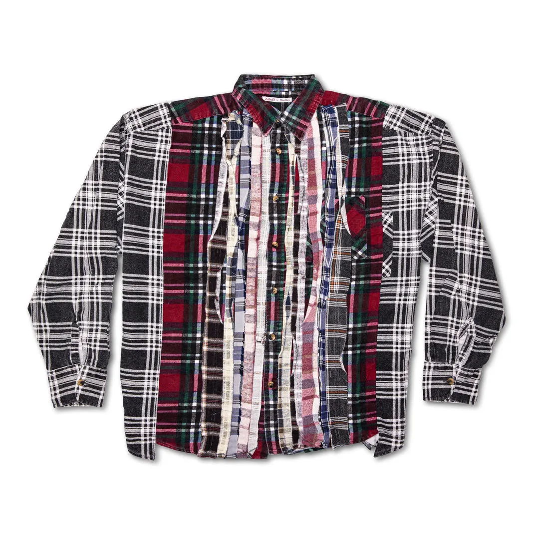 Needles Rebuilt Flannel Shirt Ribbon Shirt Red/Green/Multi