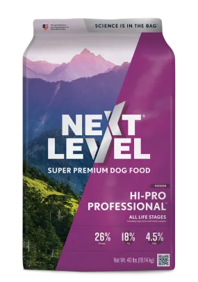 Next Level Super Premium Dog Food Hi-Pro Professional