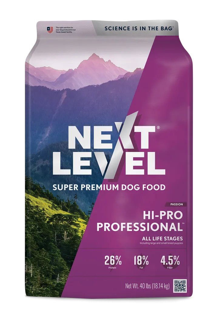 Next Level Super Premium Dog Food Hi-Pro Professional