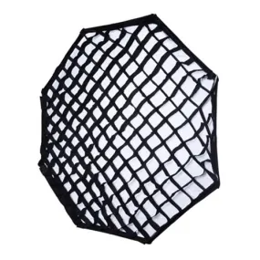 NiceFoto 120cm / 48" Collapsible Octagon Softbox with Honeycomb Grid