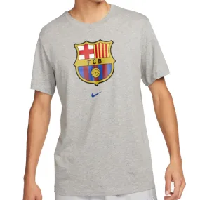 Nike Barcelona Crest T-Shirt 23/24 (Dark Grey Heather)