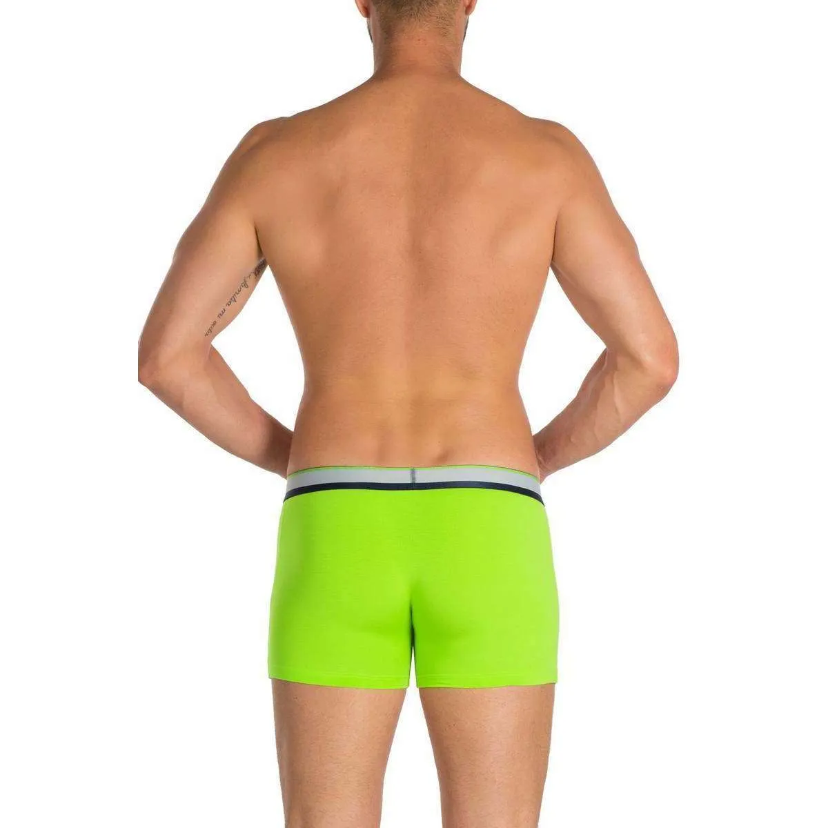 Obviously PrimeMan AnatoMAX Boxer Brief 3inch Leg - Lime Green