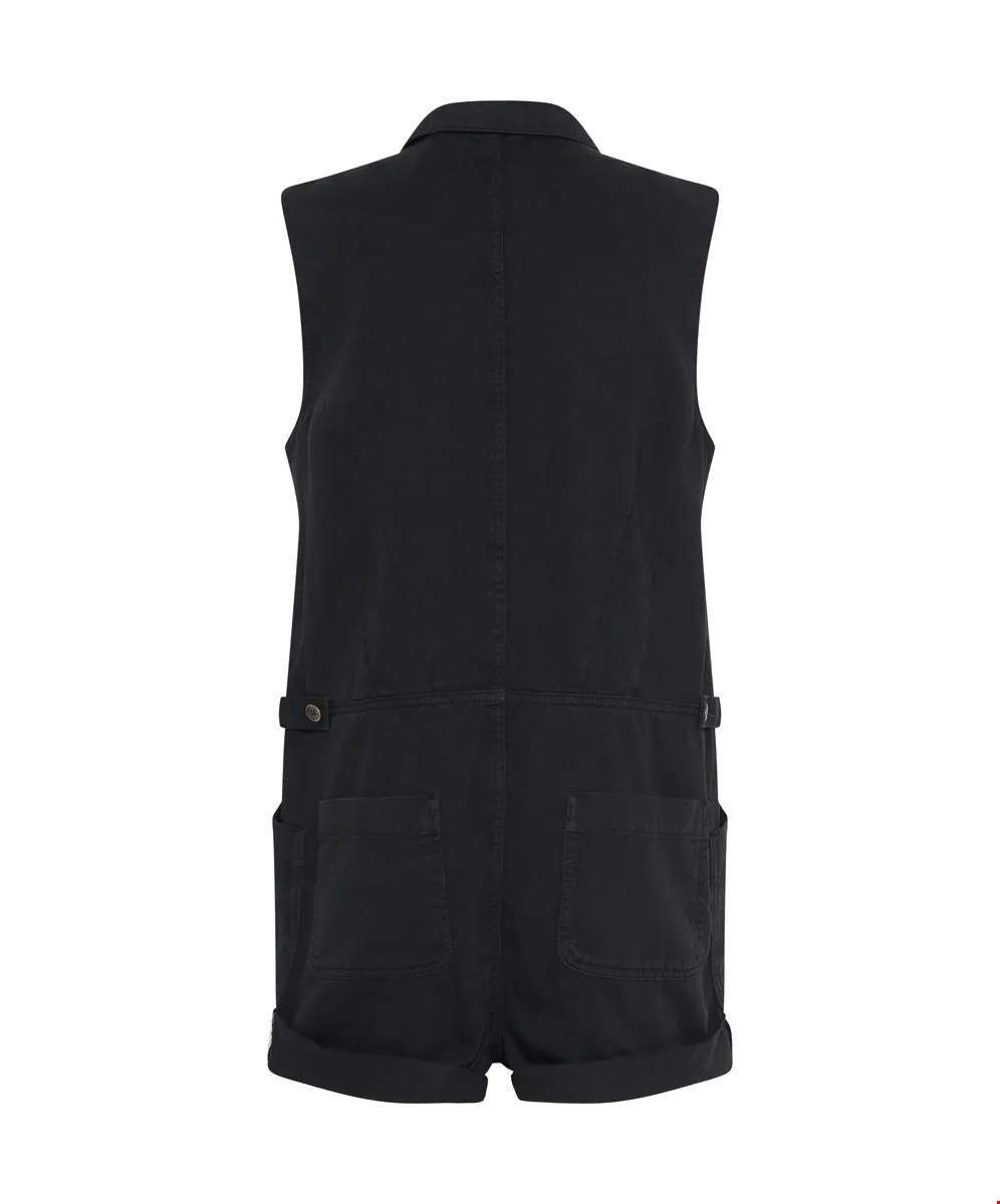 ONETEASPOON Womens Safari Bandit Overalls - Black