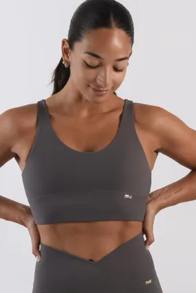 Palms Sport Bra in Stone