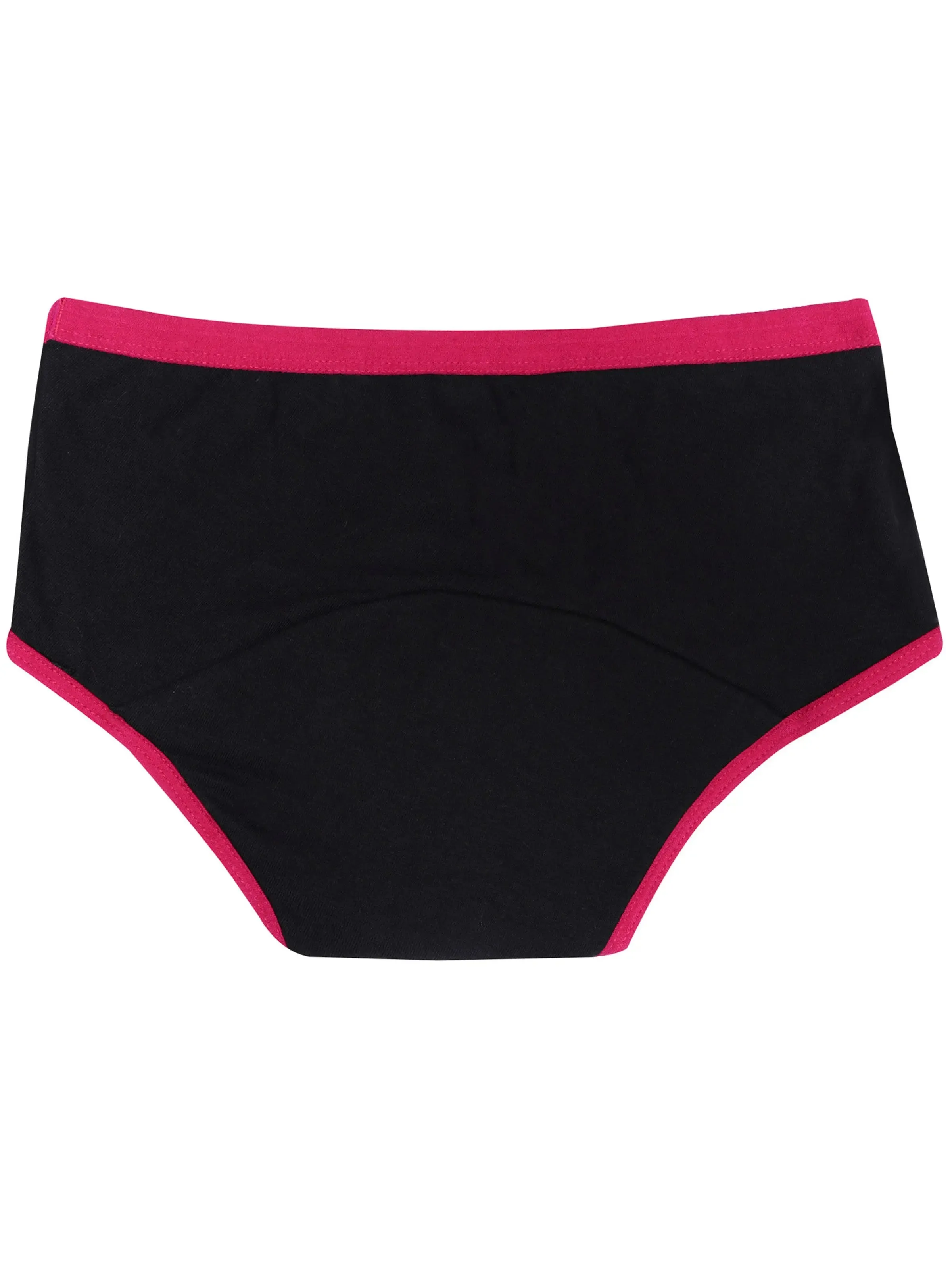 Period Panties | No Pad Needed | Rash Free | Leakproof | Reusable | Black & Printed Maroon Period Panty