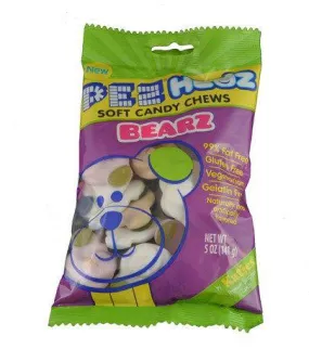 Pez Hedz Bearz Soft Candy Chews Bag