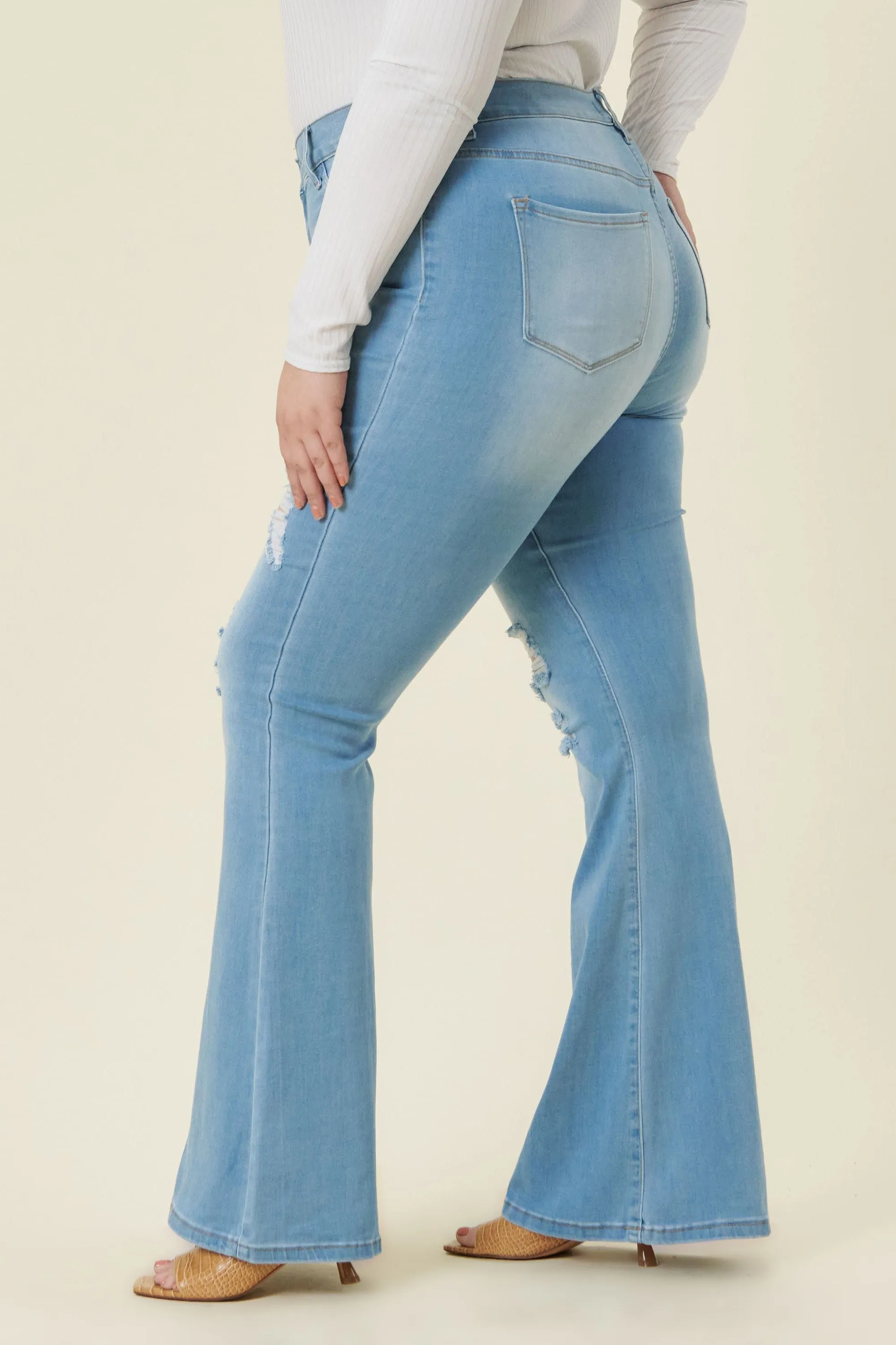 PLUS Keep the Glow Flare Jeans