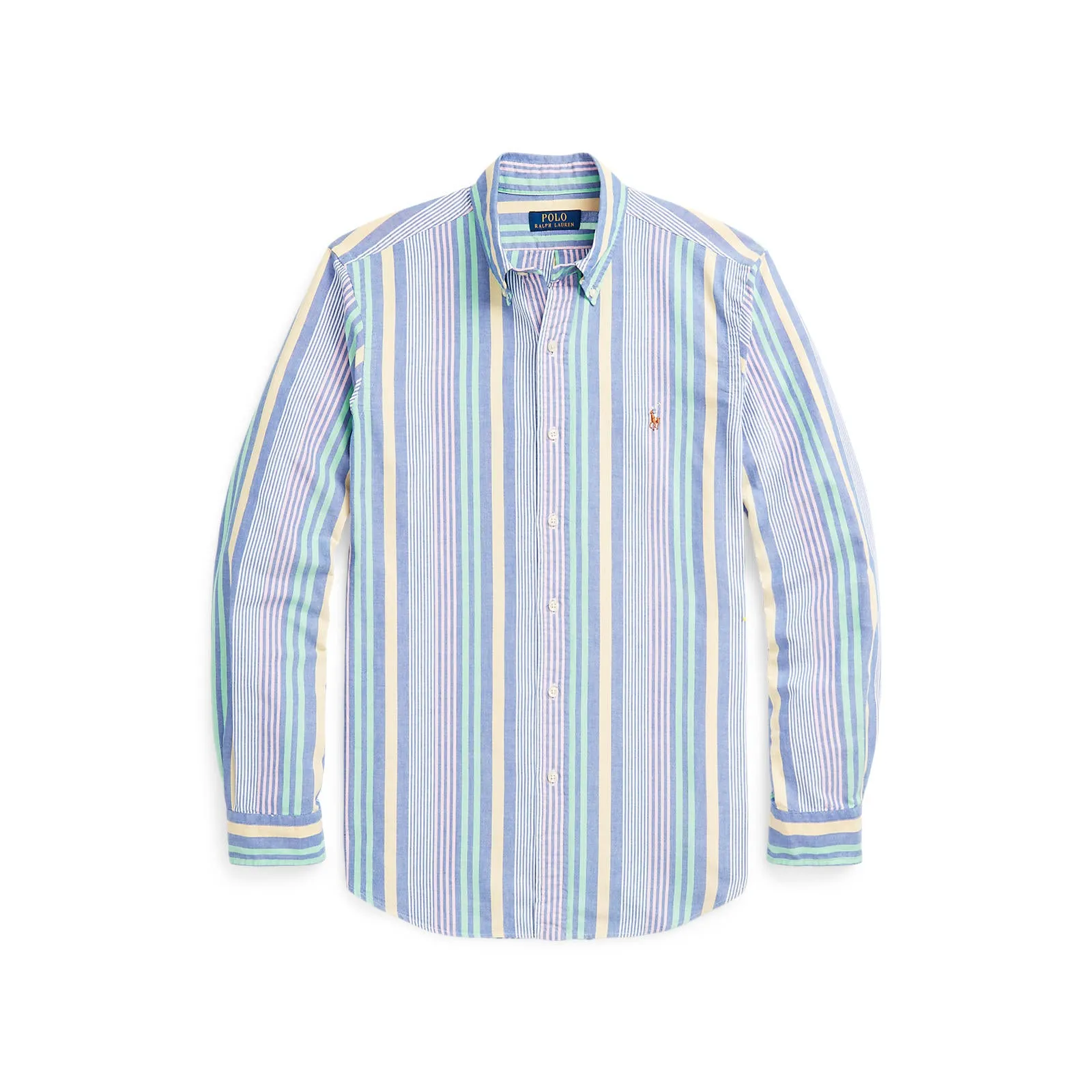 Polo Ralph Lauren - Oxford Shirt - Stripe - Blue, White, Pink, Multi