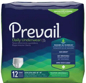 Prevail Protective Underwear 2X Large 1200ml 147-203cm (Packet 12)