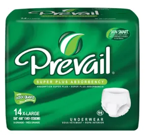 Prevail Super Plus Underwear Ex Large 1600ml 147-173cm (Packet 14)